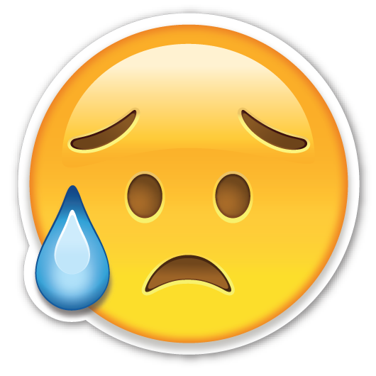 trauriger emoji